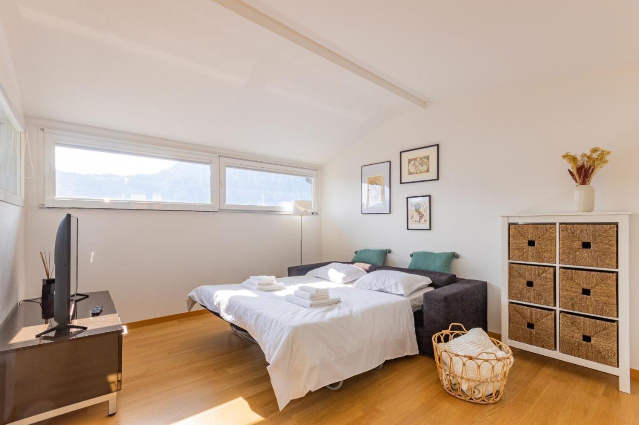Casa Elea_ Panoramic Attic In City Center กัมพิโอเน ดีตาเลีย ภายนอก รูปภาพ